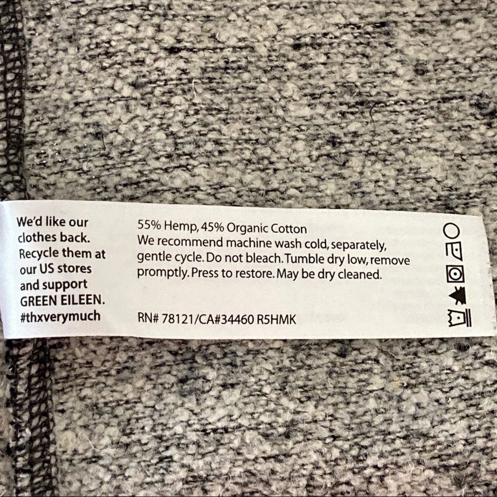 Eileen Fisher Cardigan Full Zip Size L - Picture 3 of 5